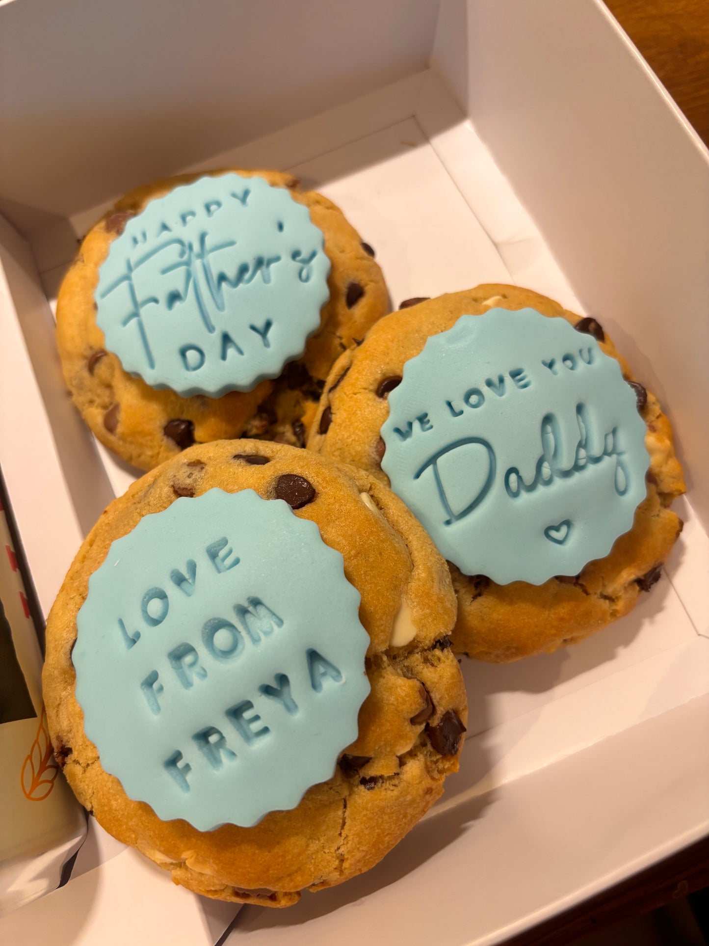 Father's Day Personalised Cookie Box 🍪💙