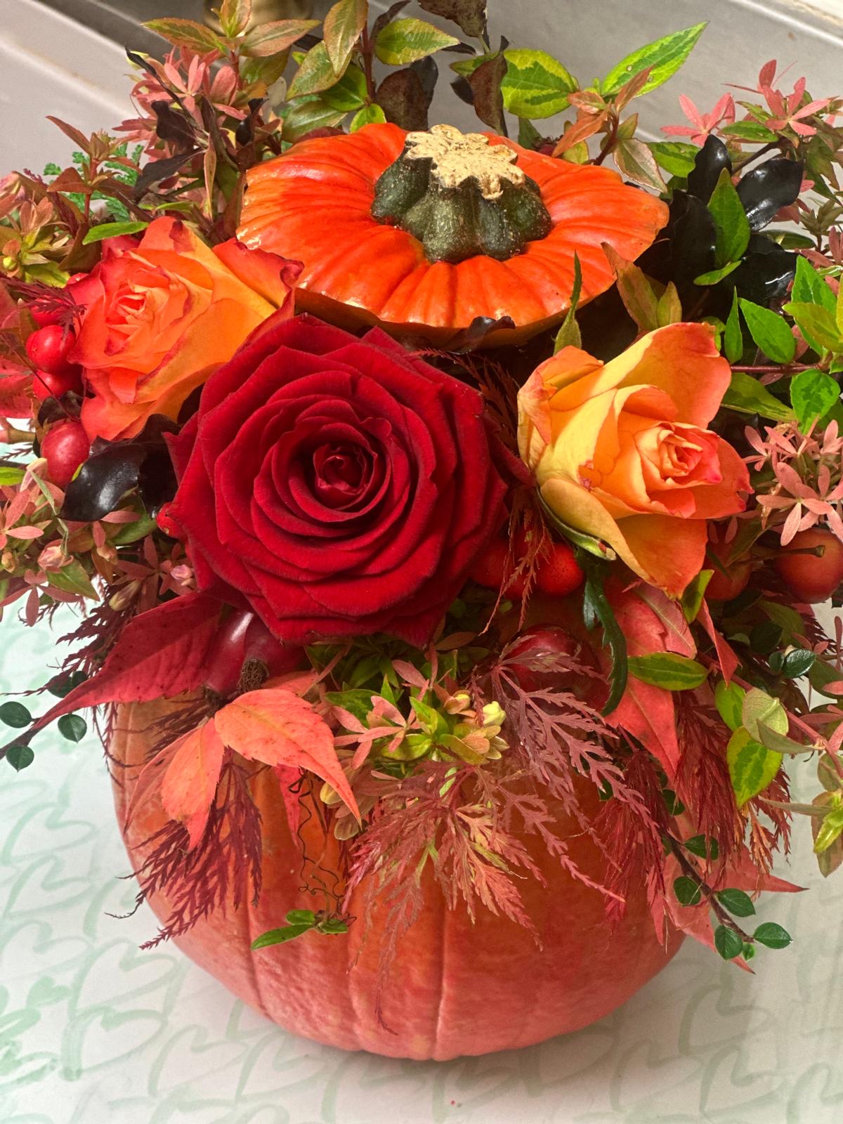 Blooming Pumpkins class 25th October @ Coro lounge, Gloucester 🎃🌸