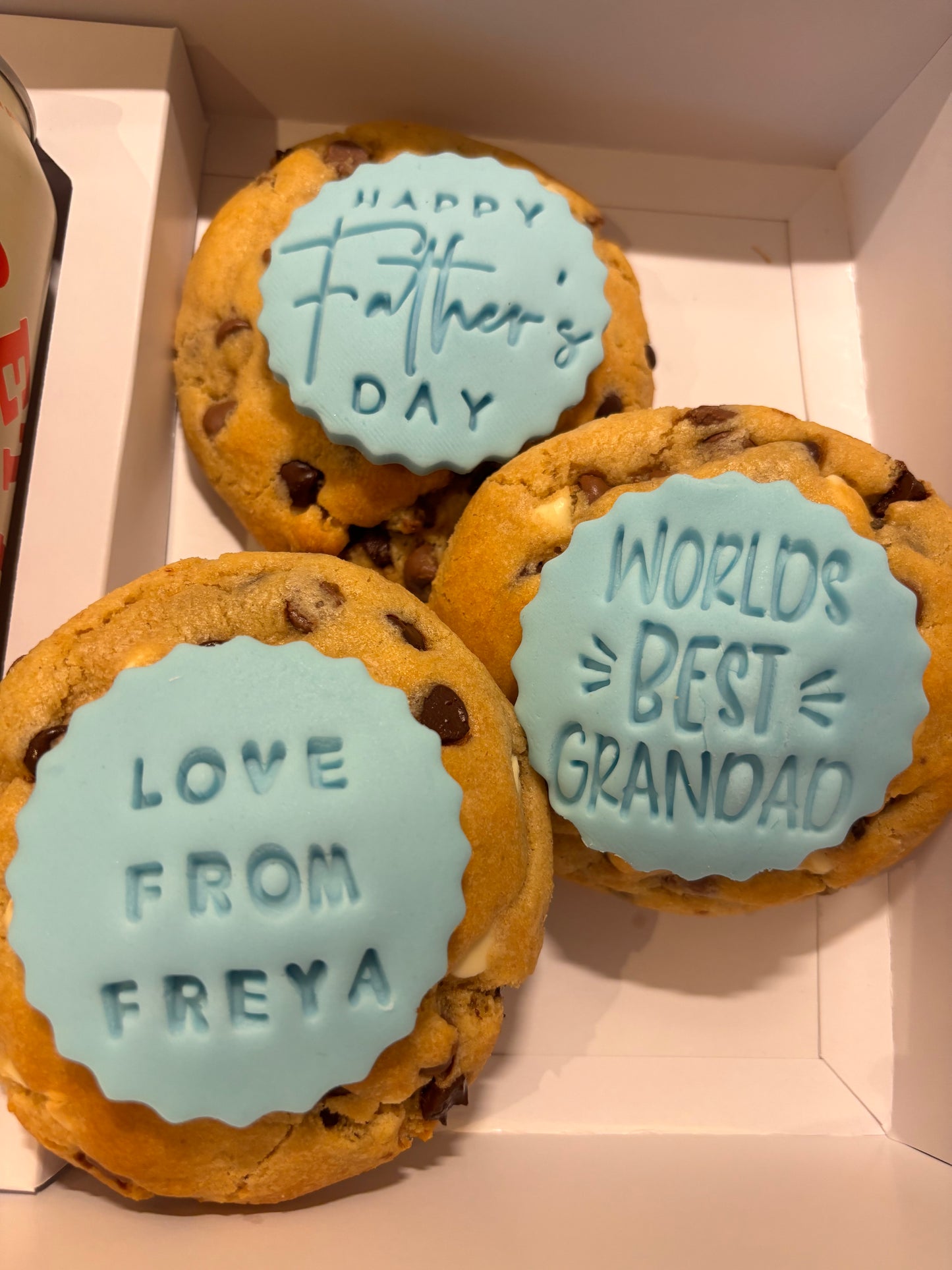 Father's Day Personalised Cookie Box 🍪💙