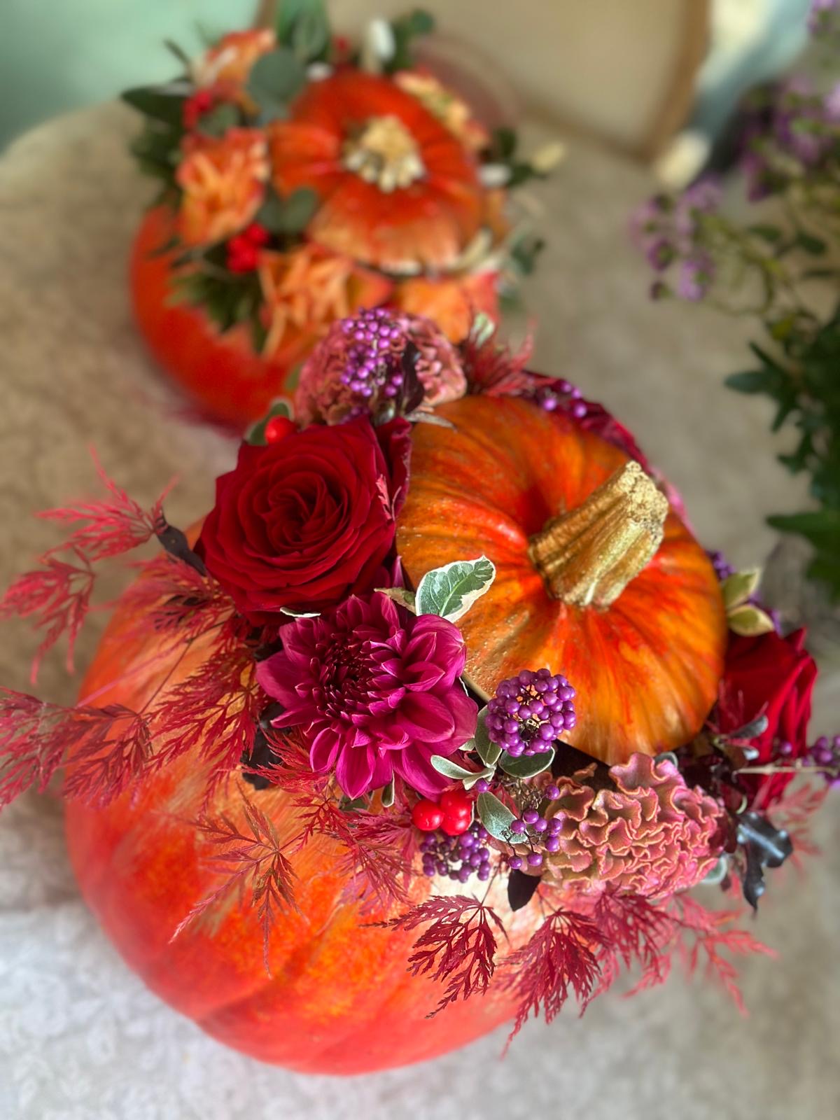 Blooming Pumpkins class 25th October @ Coro lounge, Gloucester 🎃🌸